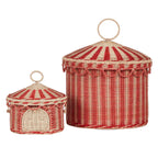 Playful Cat Basket in Circus Design | Kelmera