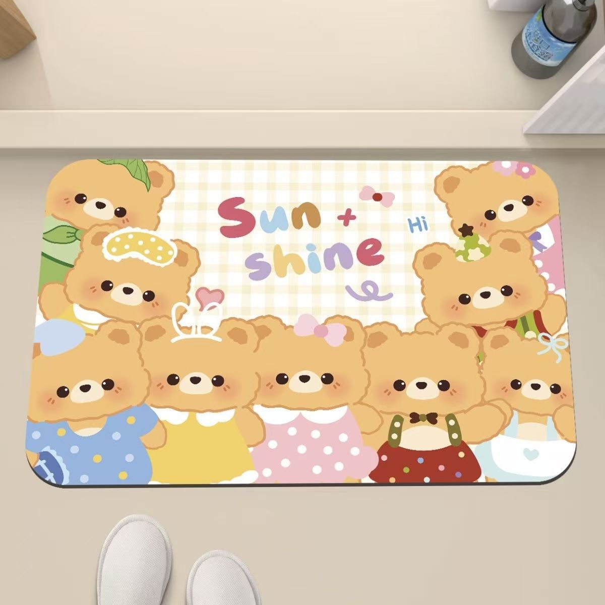 Playful Cat-Themed Anti-Fatigue Mat | Kelmera