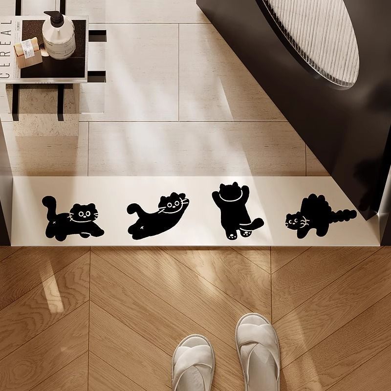 Playful Cat-Themed Door Mat | Kelmera