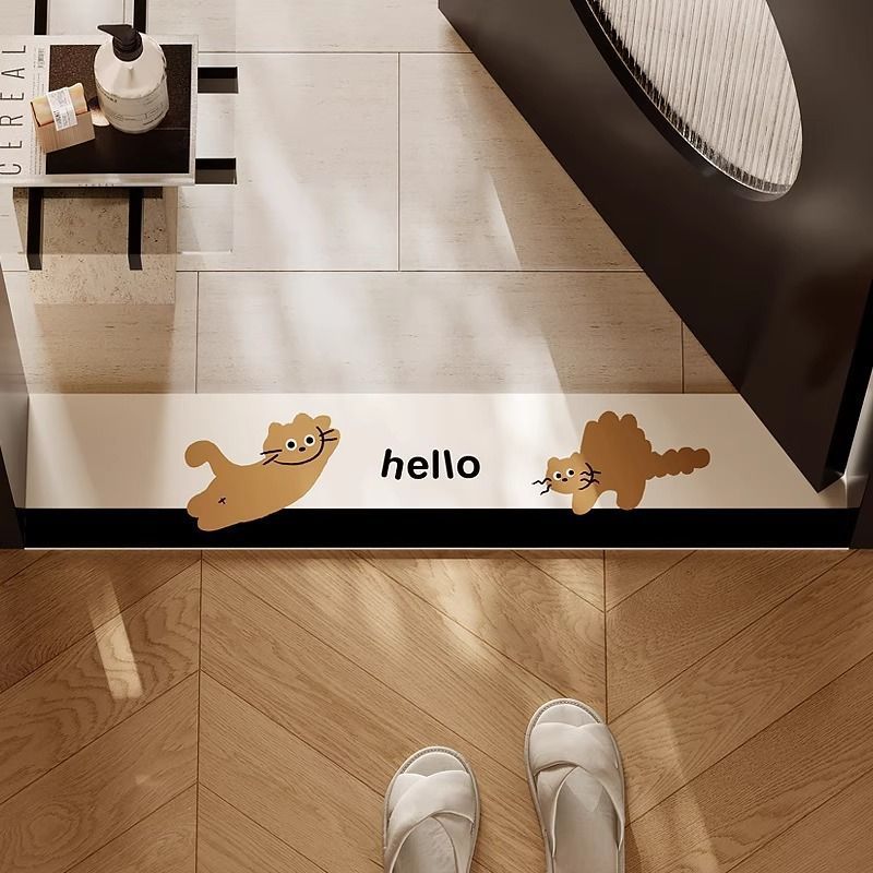 Playful Cat-Themed Door Mat | Kelmera