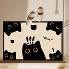 Playful Cat-Themed Entrance Mat | Kelmera