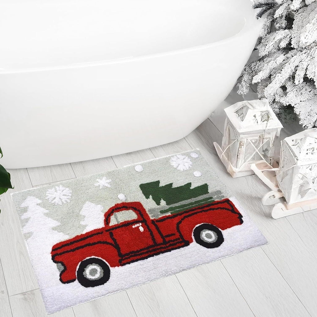Playful Cocktail Glass Bath Mat | Kelmera