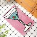 Playful Cocktail Glass Bath Mat | Kelmera