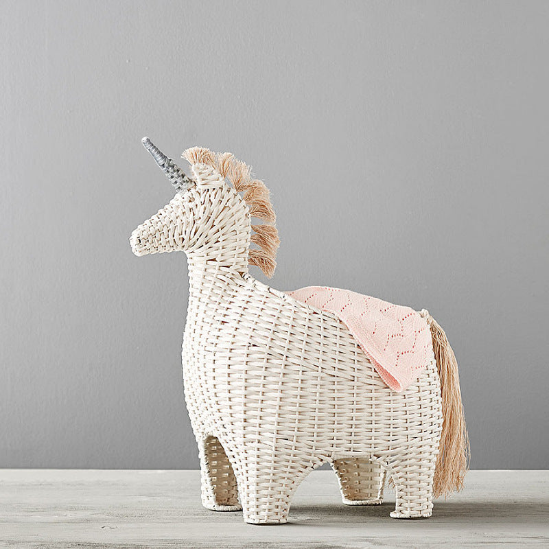 Playful Decoration Basket in Unicorn Design | Kelmera
