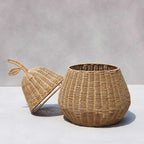 Playful Decorative Basket in Pear Shape | Kelmera