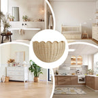 Playful Decorative Basket in Shell Design | Kelmera