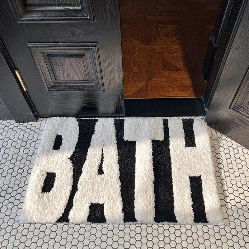 Playful Decorative Bath Mat | Kelmera