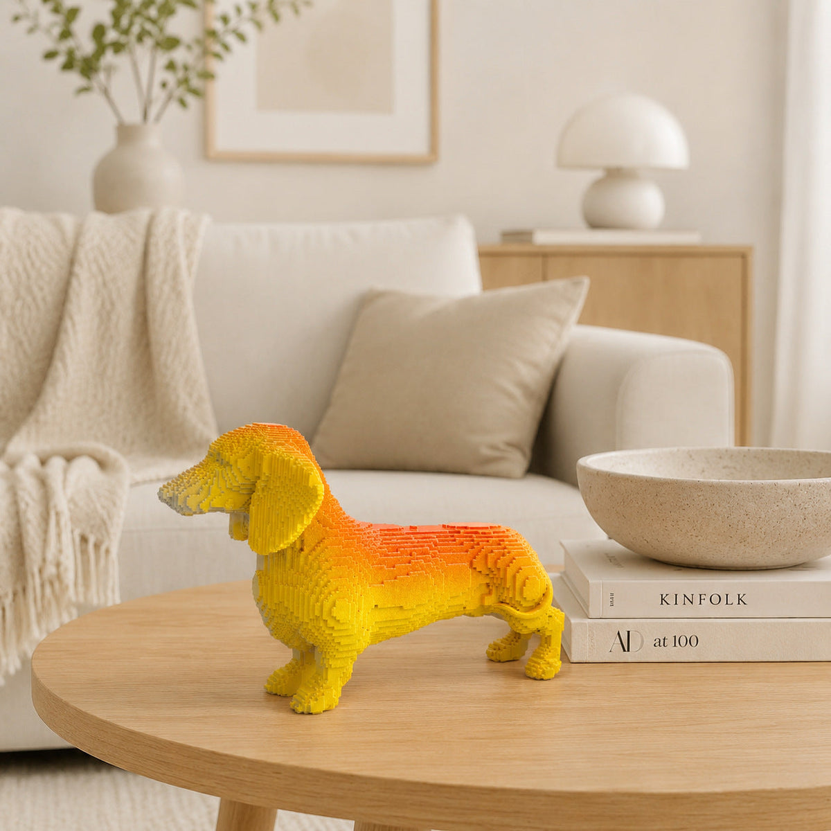 Playful Decorative Figure of a Sweet Dachshund | Kelmera