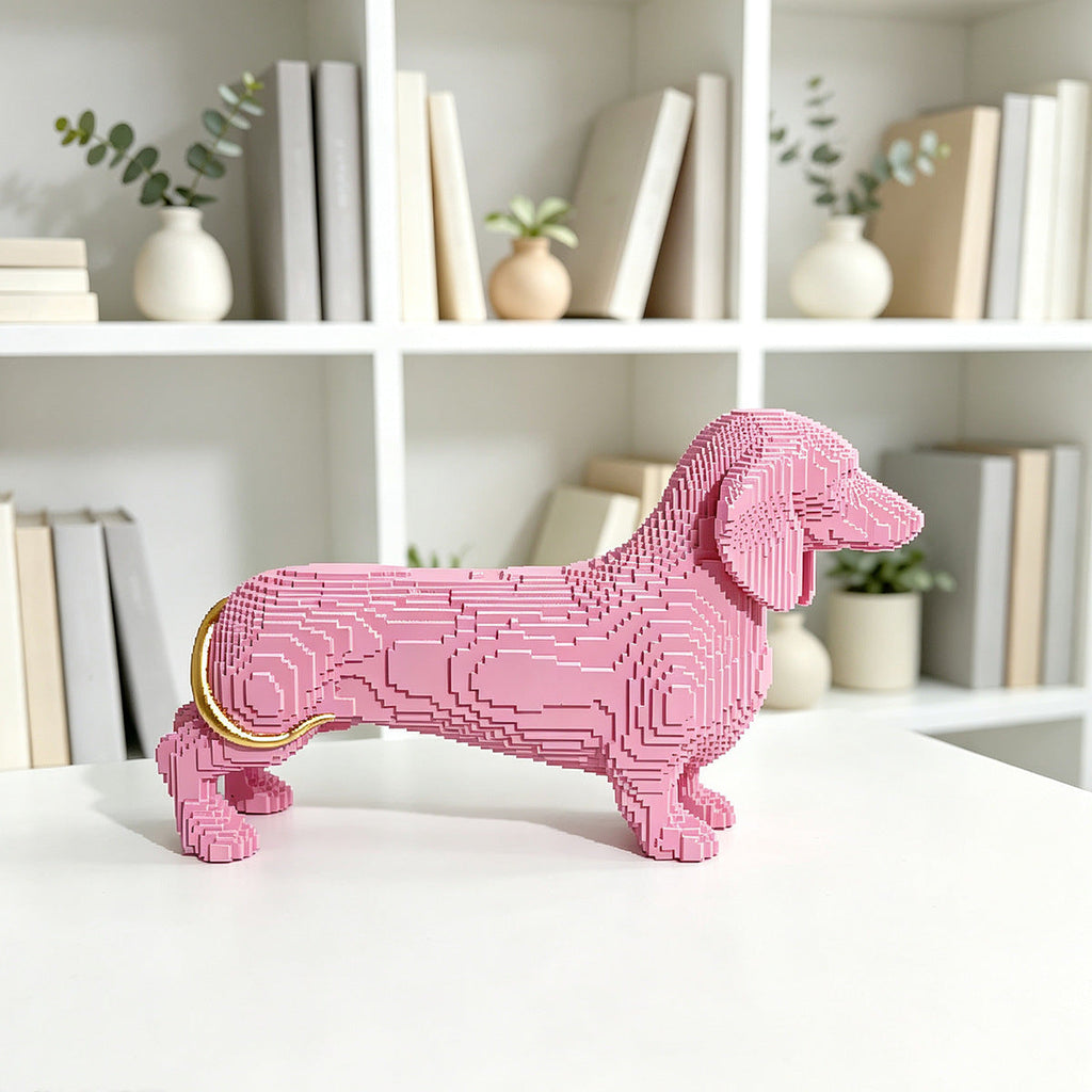 Playful Decorative Figure of a Sweet Dachshund | Kelmera