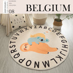Playful Dinosaur-Themed Area Rug | Kelmera