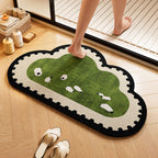 Playful Dog-Themed Bath Rug | Kelmera