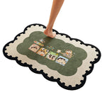 Playful Dog-Themed Bath Rug | Kelmera