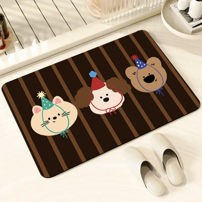 Playful Dog-Themed Welcome Mat | Kelmera
