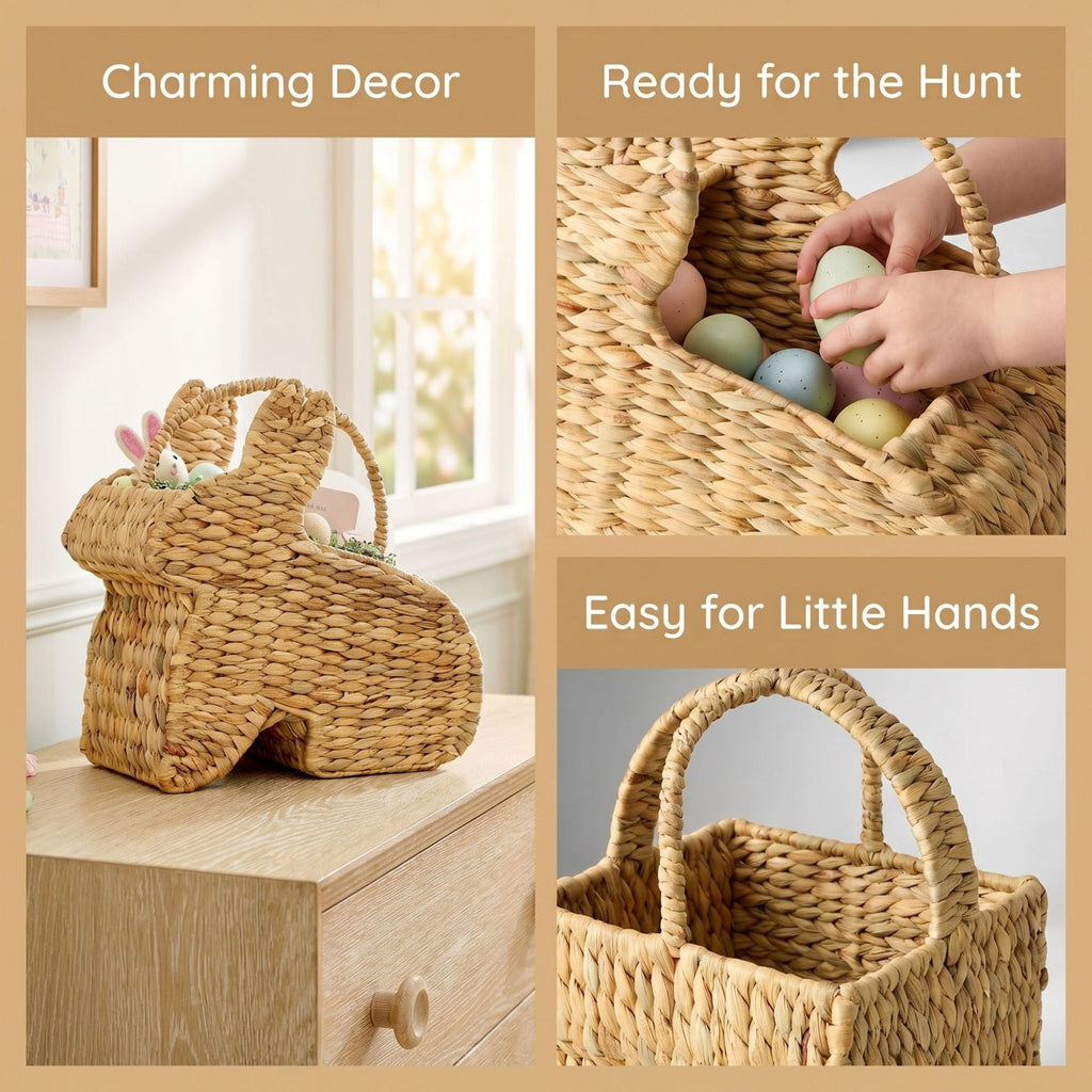 Playful Easter Basket in Bunny Design | Kelmera