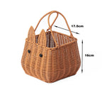 Playful Fish-Shaped Woven Storage Basket | Kelmera