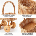 Playful Flower Basket on Wheels | Kelmera