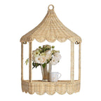 Playful Flower Plate made of Wicker | Kelmera