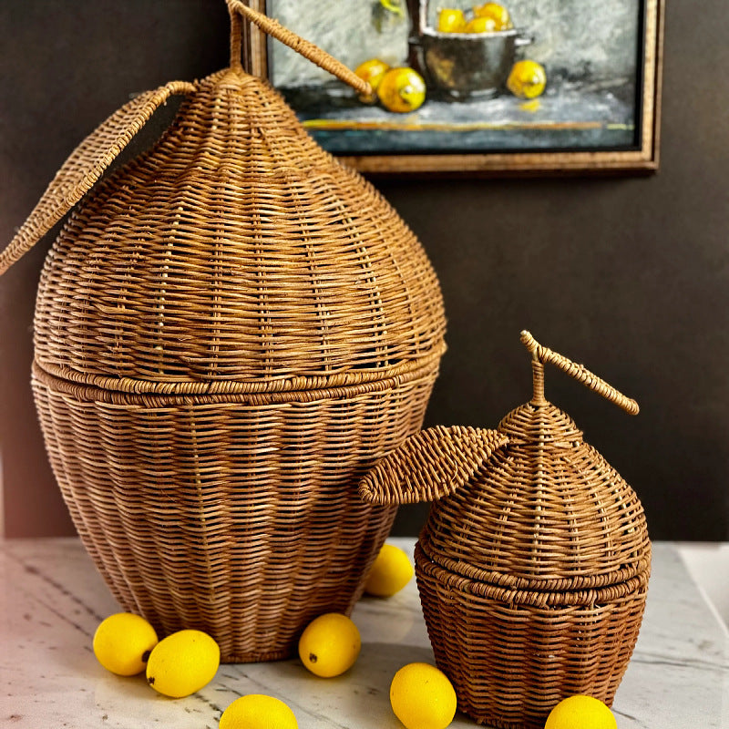 Playful Fruit Basket with Lid | Kelmera
