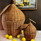 Playful Fruit Basket with Lid | Kelmera
