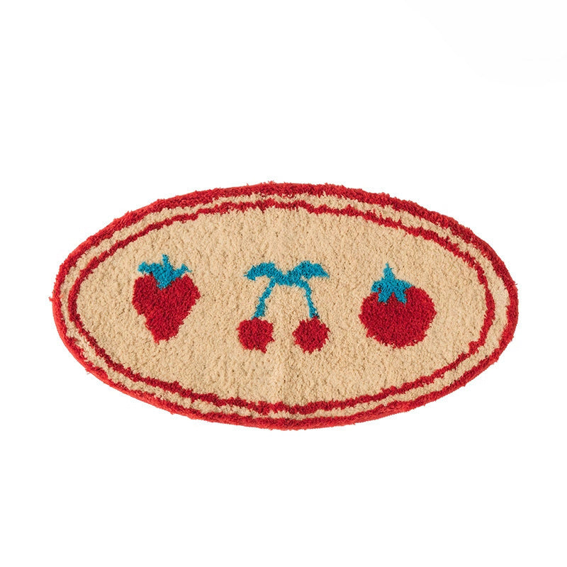 Playful Fruit-Themed Area Mat | Kelmera