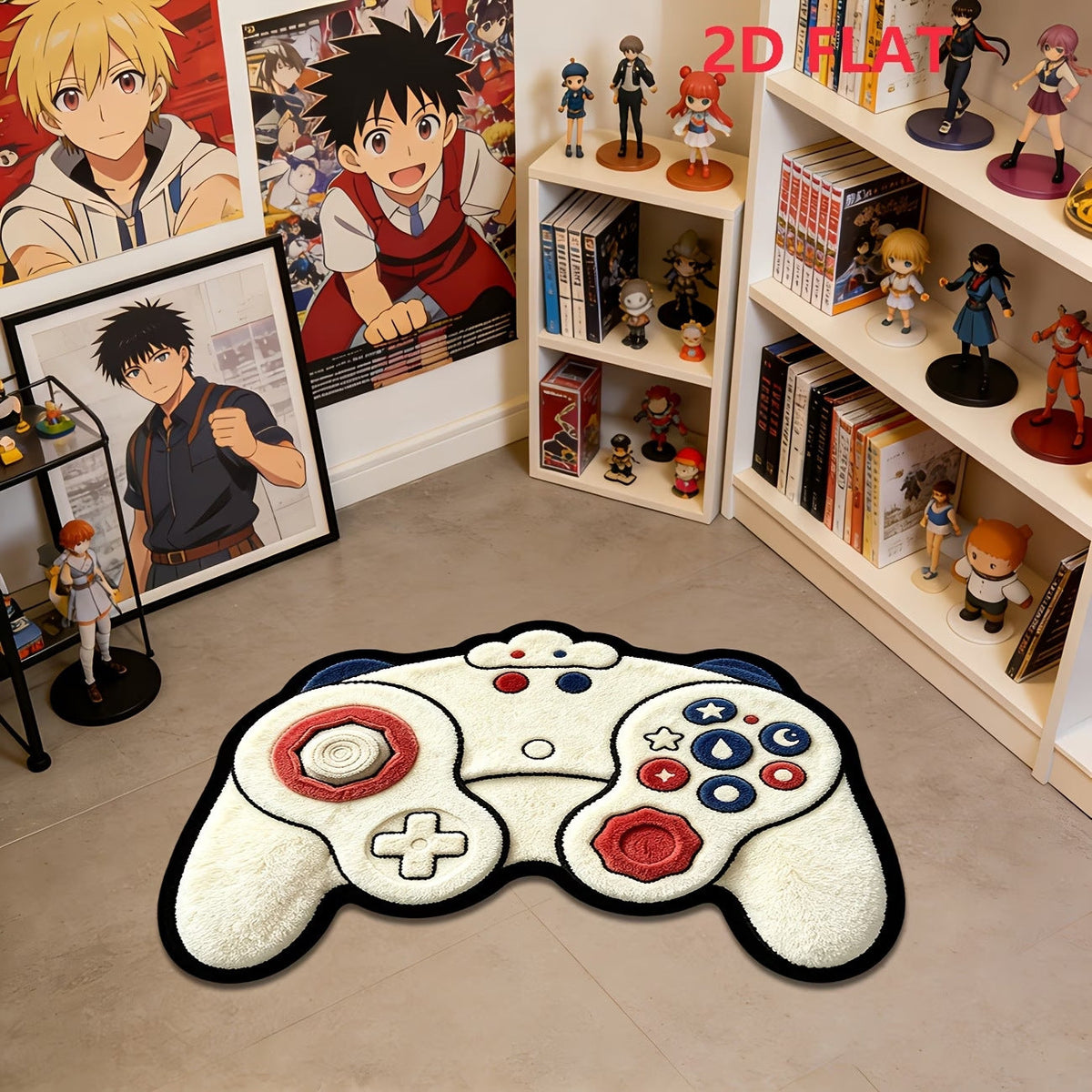 Playful Gaming Controller Area Rug | Kelmera