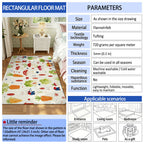 Playful Garden-Themed Area Mat | Kelmera