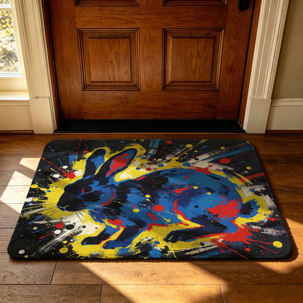 Playful Garden-Themed Area Mat | Kelmera