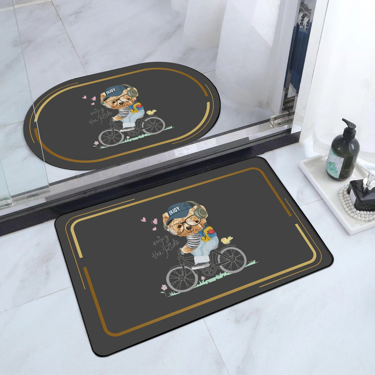 Playful Pet-Themed Area Mat | Kelmera