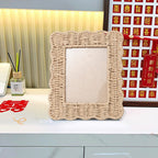 Playful Picture Frame in Rattan Style | Kelmera