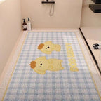 Playful Puppy-Themed Non-Slip Bathroom Mat | Kelmera