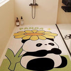 Playful Puppy-Themed Non-Slip Bathroom Mat | Kelmera