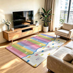 Playful Rainbow Area Rug | Kelmera