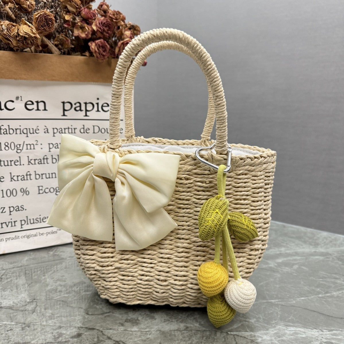Playful Rattan Handbag | Kelmera
