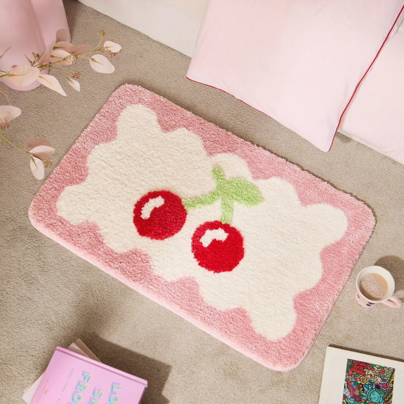 Playful Rocket-Themed Bath Mat | Kelmera
