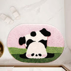 Playful Rocket-Themed Bath Mat | Kelmera
