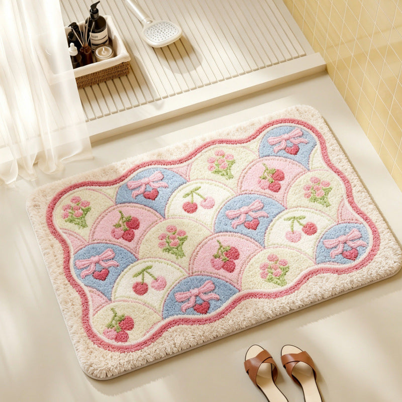 Playful Rocket-Themed Bath Mat | Kelmera