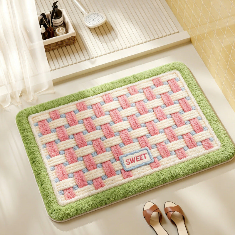 Playful Rocket-Themed Bath Mat | Kelmera