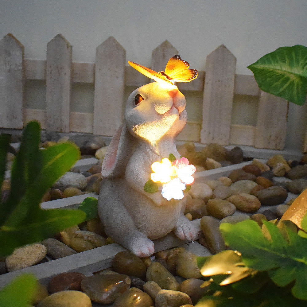 Playful Solar-Powered LED Garden Statue Frog on Turtle Resin Ornament | Kelmera
