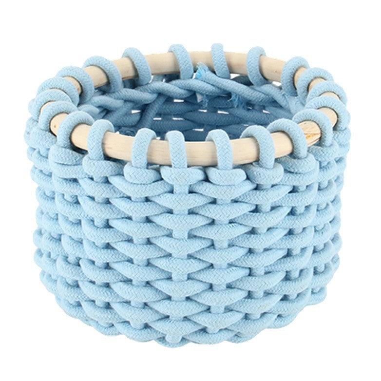 Playful Storage Basket in Animal Design Sky Blue | Kelmera