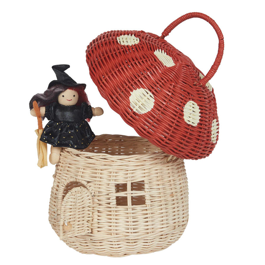 Playful Storage Basket in House Design Handwoven | Kelmera