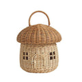 Playful Storage Basket in House Design Handwoven | Kelmera