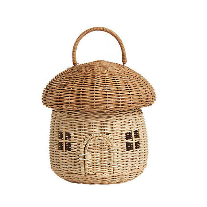 Playful Storage Basket in House Design Handwoven | Kelmera