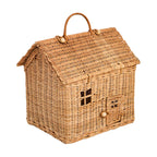 Playful Storage Basket in House Design Soft Textile Handwoven | Kelmera