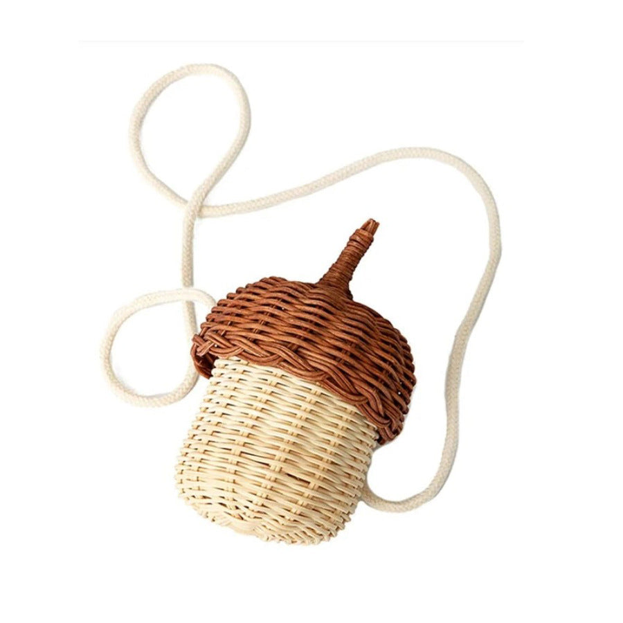 Playful Storage Basket in Mushroom Design Handwoven Handcrafted | Kelmera