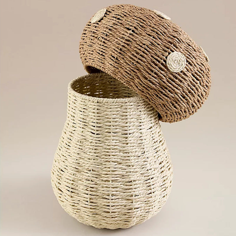 Playful Storage Basket in Mushroom Design | Kelmera