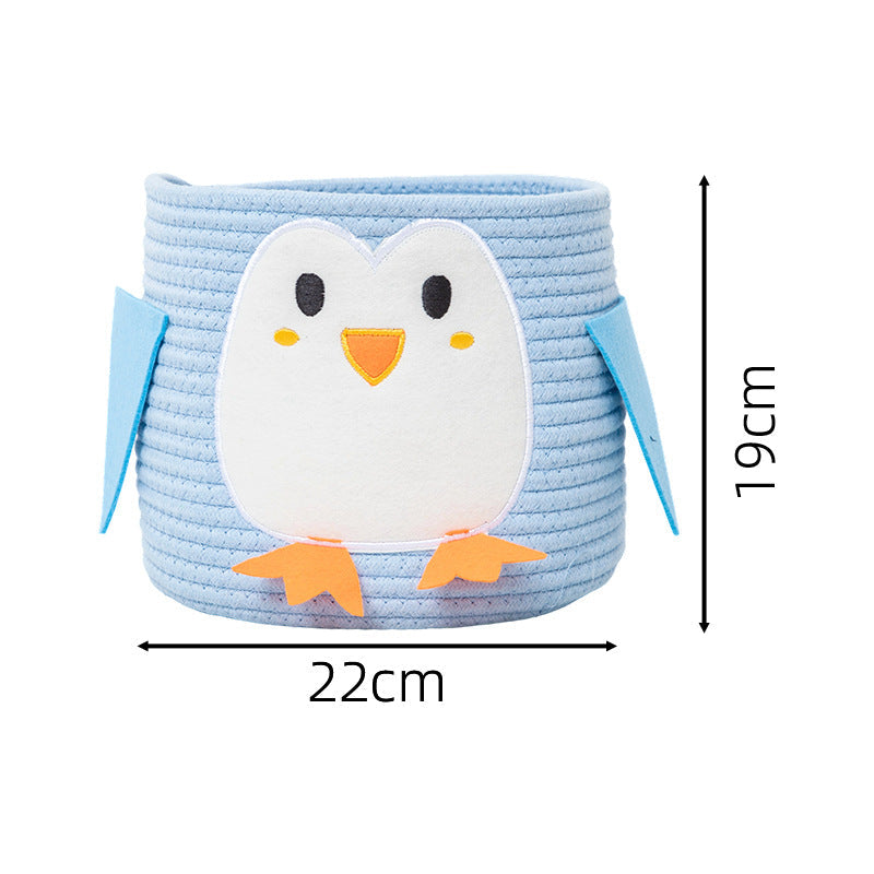 Playful Storage Basket in Penguin Design | Kelmera