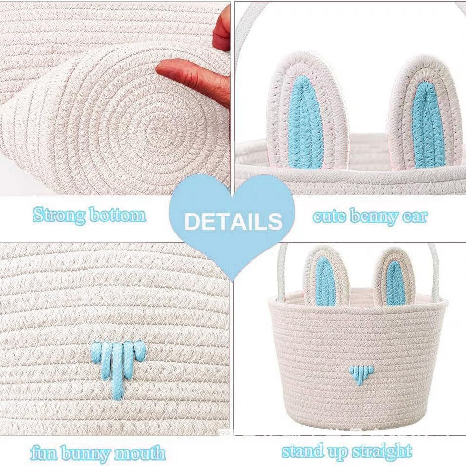Playful Storage Basket in Rabbit Design | Kelmera