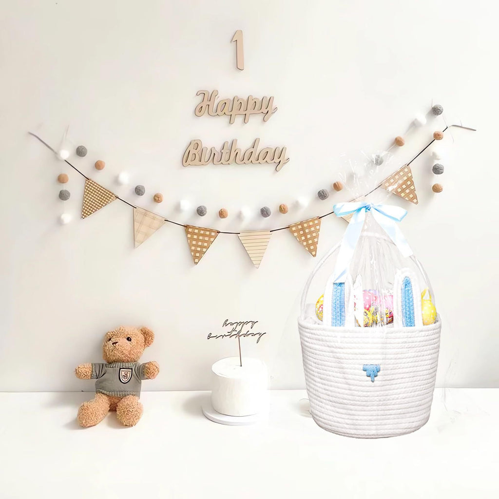 Playful Storage Basket in Rabbit Design | Kelmera