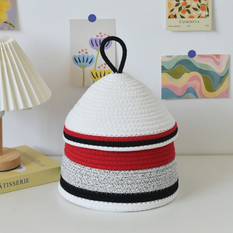 Playful Storage Basket in Rabbit Design Pink | Kelmera
