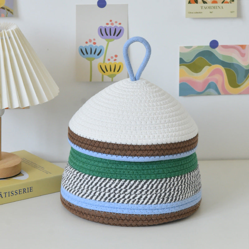 Playful Storage Basket in Rabbit Design Pink | Kelmera